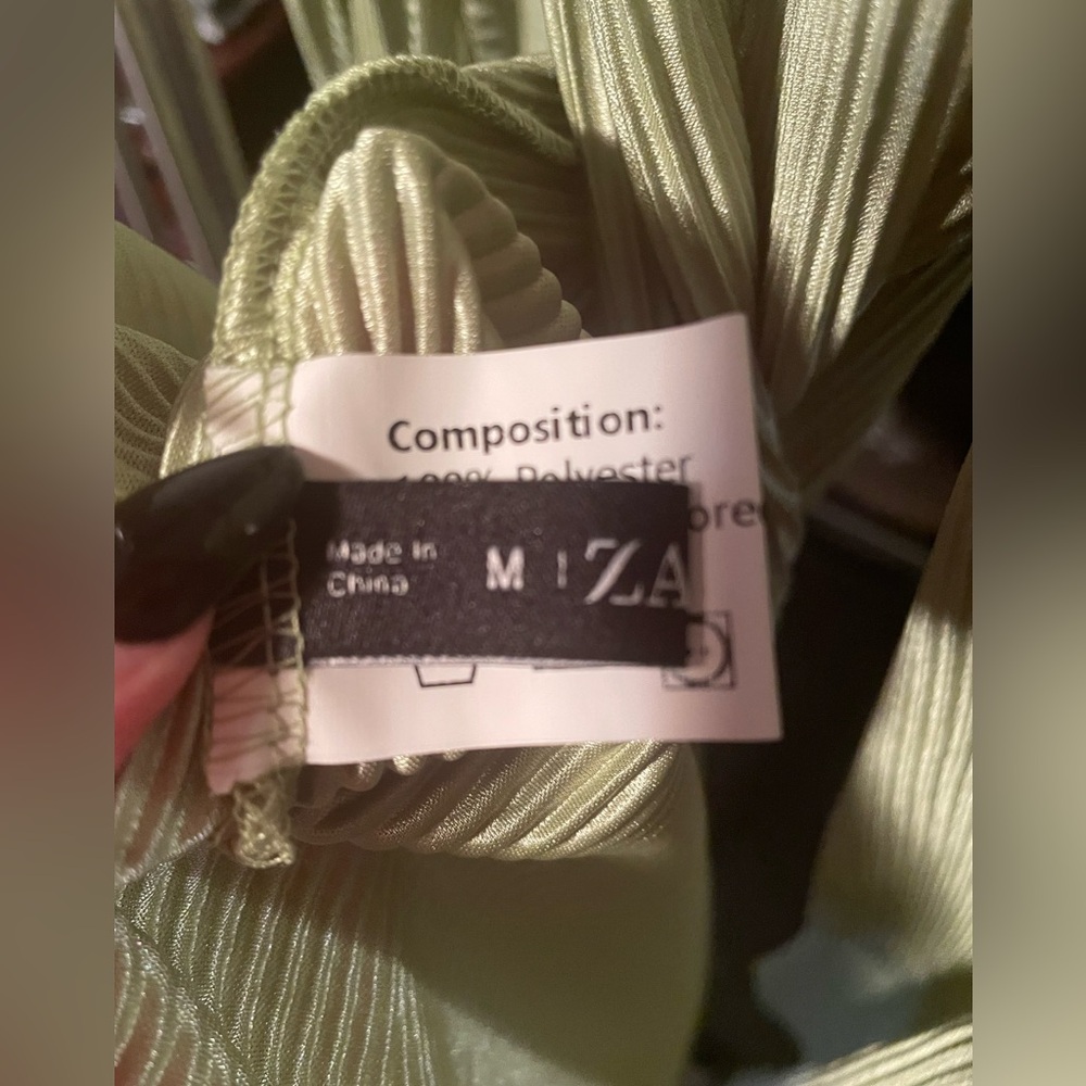 Zaful  Green Ribbed Cardigan - Picture 4 of 5
